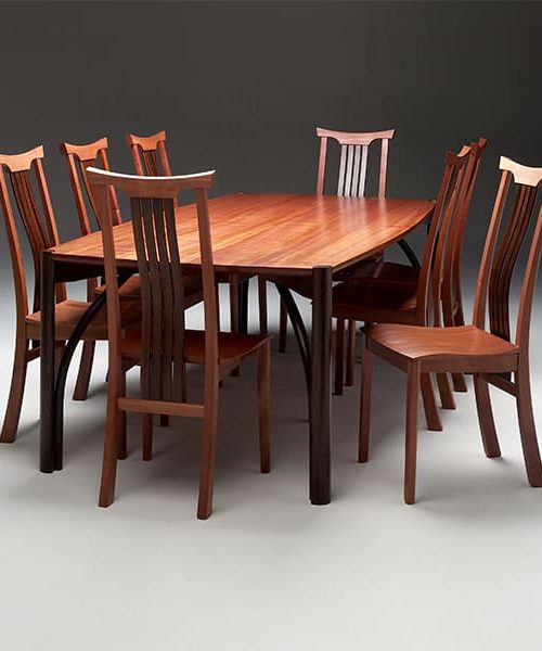 Seren table with Seren Yoke chairs