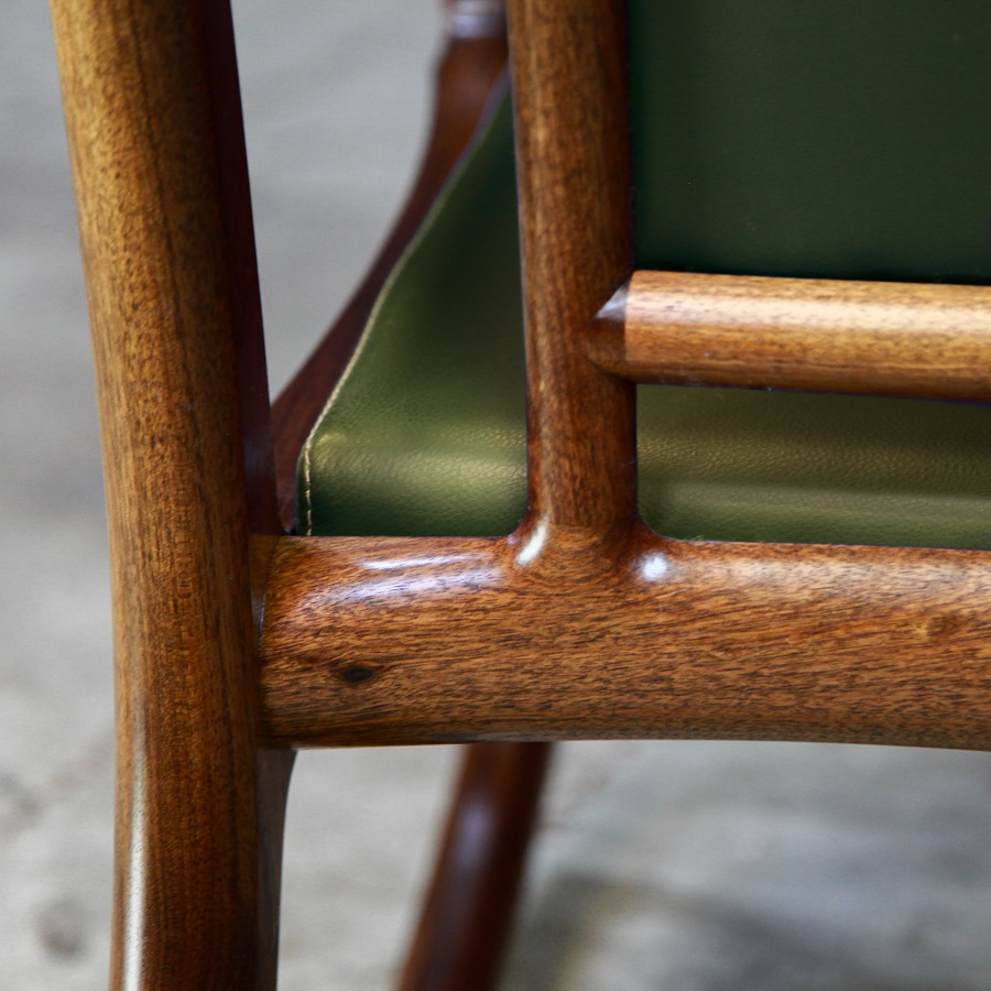 A working rocking chair made for Australian conditions from Australian native timbers