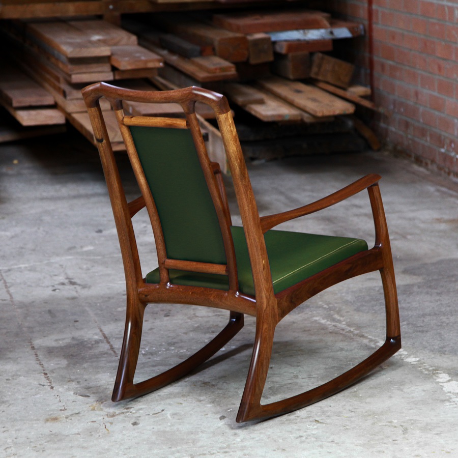 A working rocking chair made for Australian conditions from Australian native timbers