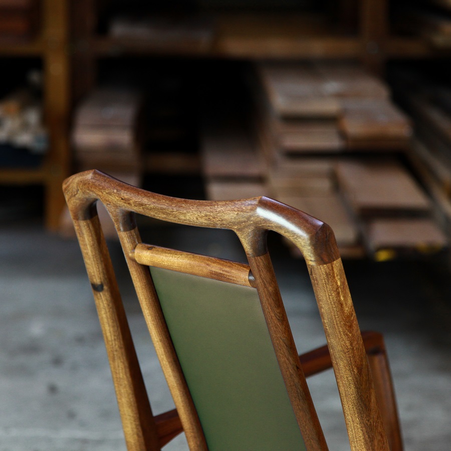 A working rocking chair made for Australian conditions from Australian native timbers